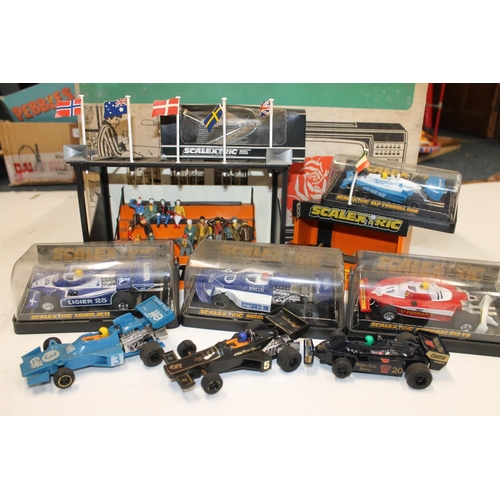 1062 - Scalextric Model Motor Racing items to include C135 ELF Tyrell 008, C137 Liguer JS11, C136 Ferrari 3... 