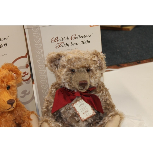 1069 - Steiff 661969 British Collectors Club Teddy Bear 2005 'Golden-Apricot', limited edition number 742/4... 