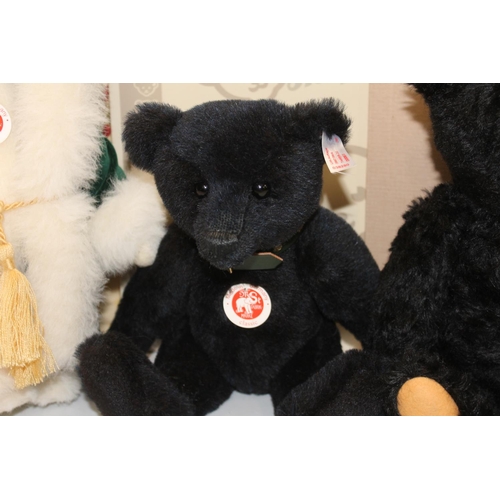 1070 - Steiff 408519 Teddy Bear 1953 Replica Black (Schwarz) 35cm tall, limited edition 439/3000, Steiff 03... 