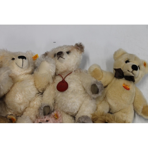 1071 - Steiff bears to include 019579 Molly, 000188 1903 Classic, 000263 1907 Classic, 001000 Classic, 6633... 