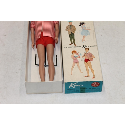 1078 - 1960s Mattel Inc Toymakers Barbie doll Barbie's Boyfriend Ken no: 750 'Brunette' Teen Age Fashion Mo... 