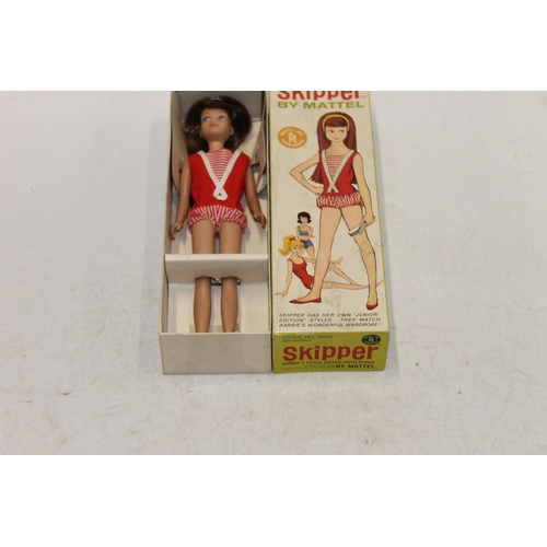 1079 - 1960s Mattel Inc Toymakers Barbie doll Barbie's Little Sister Skipper no: 950 'Brunette' Teen Age Fa... 