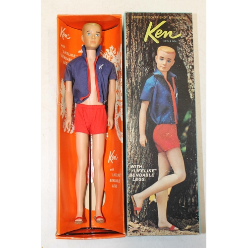 1960s Mattel Inc Toymakers Barbie doll Barbie s Boyfriend Ken no 1020 Blonde Teen Age Fashion Mod