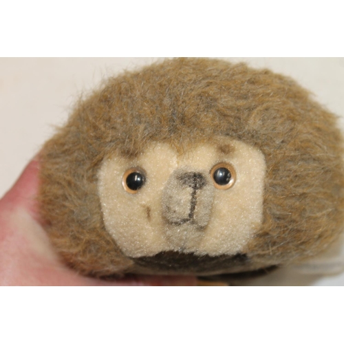 1092 - Vintage Steiff Shafer (Shephard) doll with original label, a Merrythought hedgehog soft toy, Lego se... 