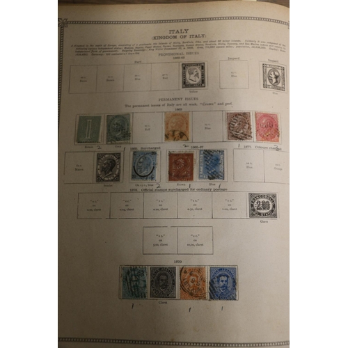 1273 - Stamp collection held in a Stanley Gibbons 'The Ideal Postage Stamp Album', mostly used material to ... 