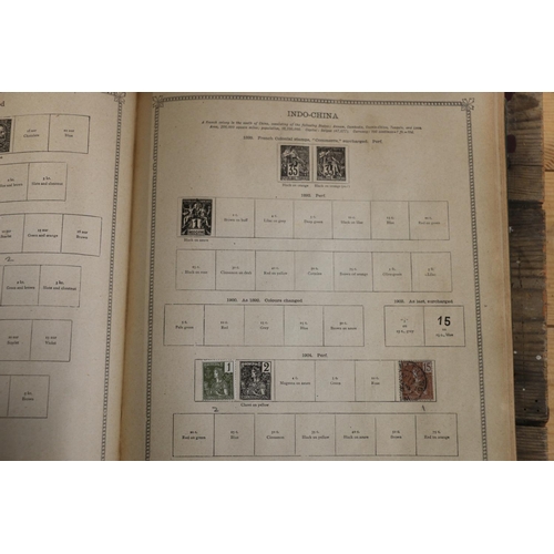 1273 - Stamp collection held in a Stanley Gibbons 'The Ideal Postage Stamp Album', mostly used material to ... 