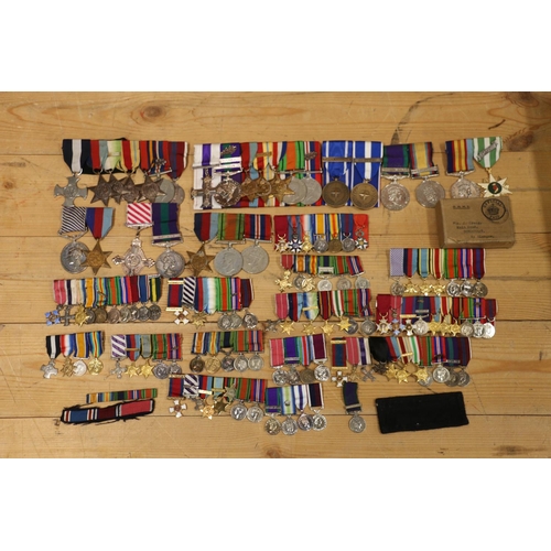 1499 - Collection of facsimile COPY medals to include Military Cross, Distinguished Service Cross, Distingu... 