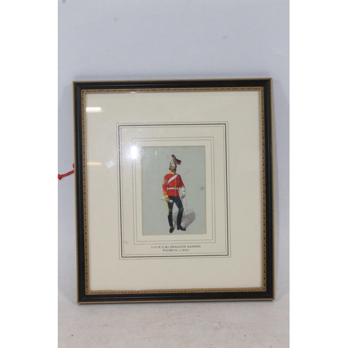 1541 - RICHARD SIMKIN (1850-1926)3rd Prince of Wales’s Dragoon Guards c.1880, watercolour, unsigned, ... 