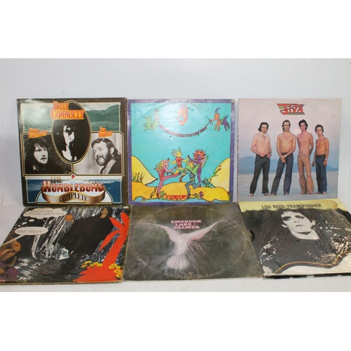 1657 - Box containing mainly 70s records to include The Complete Humblebums 3 vinyl boxset, Jiva, Queen, Th... 