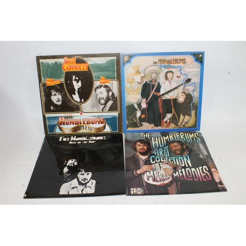 1657 - Box containing mainly 70s records to include The Complete Humblebums 3 vinyl boxset, Jiva, Queen, Th... 