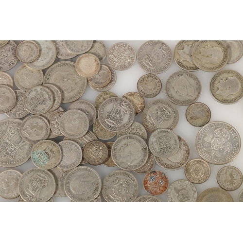 1366 - UNITED KINGDOM 500 grade silver (1920-1946) coins from circulation, 407g gross.