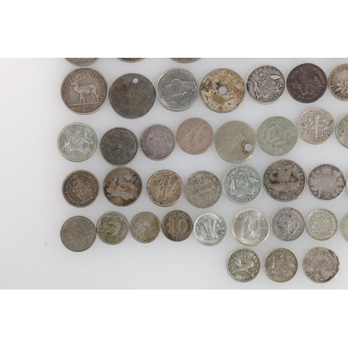 1369 - Sub 925 grade silver coins to include: GERMANY 10 marks 1972 [625 grade 15g], 1 mark 1882 and 1906 [... 