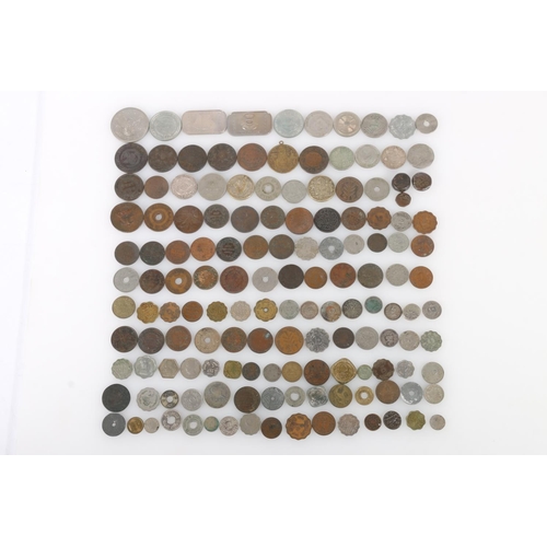 1370 - Arabic and Eastern coins to include:EGYPT 2 qirsh 1885 [833 grade 2.7g], 10 mils 1916 and 1917 x3, M... 