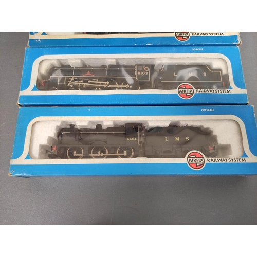 291 - Airfix Railways. Three boxed 00 gauge locomotives to include a Class 6P Rebuilt Royal Scot 4-6-0 610... 