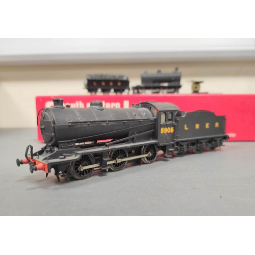 298 - Three boxed 00 gauge locomotives to include a DJH NBR Class 0-6-0 locomotive and tender (A/F) R... 