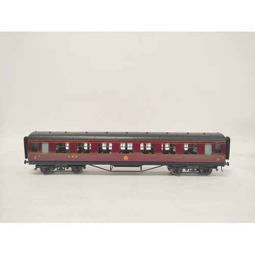 148 - Exley. 0 gauge LMS bogie Passenger coach.