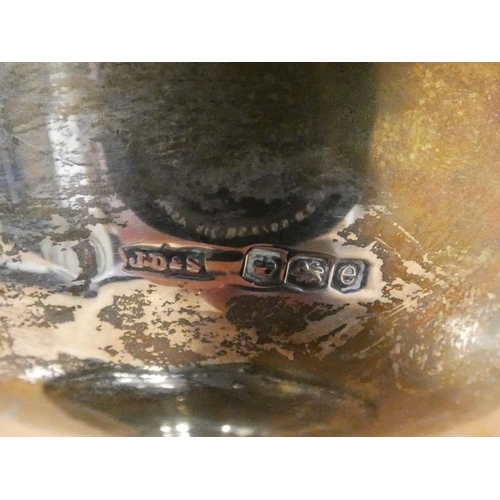 182 - George V silver sweet meat dish by James Dixon and Sons Sheffield 1922. Height 5cm 79.7g.