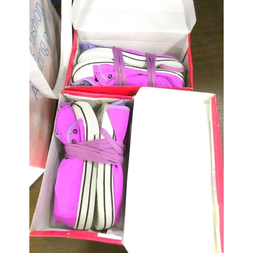 390 - Ladies casual trainers (purple), sizes 38 and 39