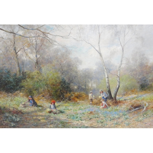 338 - James Bates Noel (English, 1870 - 1927)Nature's PlaygroundSigned and dated 1907, oil on canvas, 50cm... 