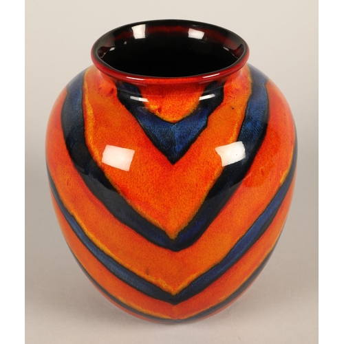 22 - Anita Harris Studio vase, 20cm h. from the estate of Frank Colclough