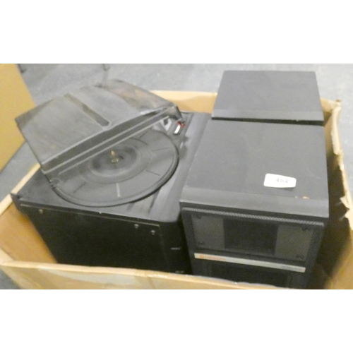 404 - Goodmans Hi-Fi and speakers.