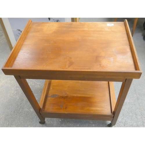 501 - Vintage two tier tea tea table.