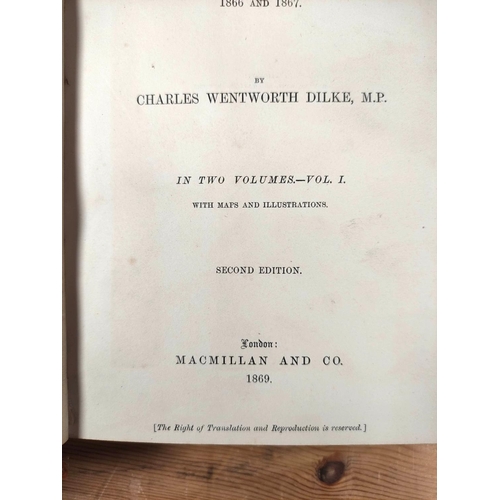 72 - DILKE CHARLES W.  Greater Britain, A Record of Travel in English-Speaking Countries During... 