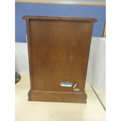 11 - Jewellery cabinet, anniversary clock, soda syphon etc.