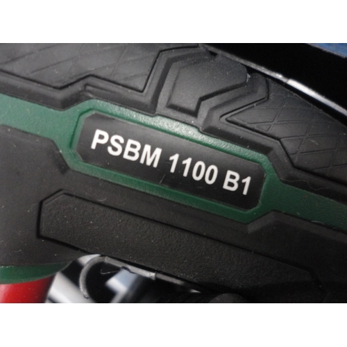 44 - Parkside PSBM 1100 B1 impact drill and accessories, boxed, and a fishing accessories box.