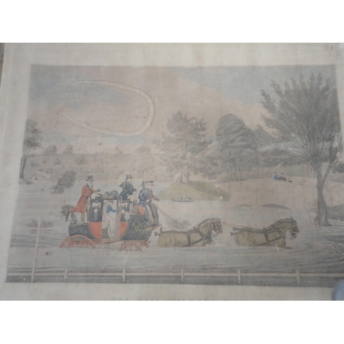 46 - Collection of pictures and prints to include a river scene oil, hunting and other prints etc.