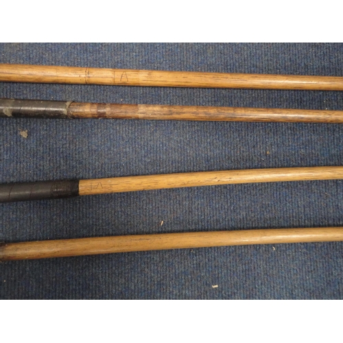 47 - Group of antique hickory-shafted gold clubs to include examples by Special, Defiance etc.  (7)