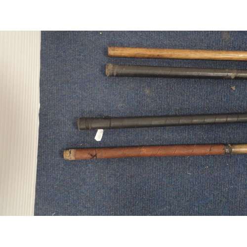 47 - Group of antique hickory-shafted gold clubs to include examples by Special, Defiance etc.  (7)