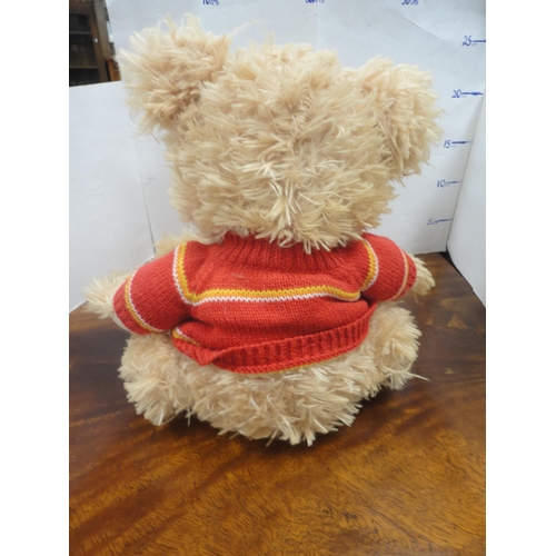 50 - Two Steiff teddy bears to include 2007 Cosy Year bear 662522 and Christmas Teddy 111723.&nbsp; (2)