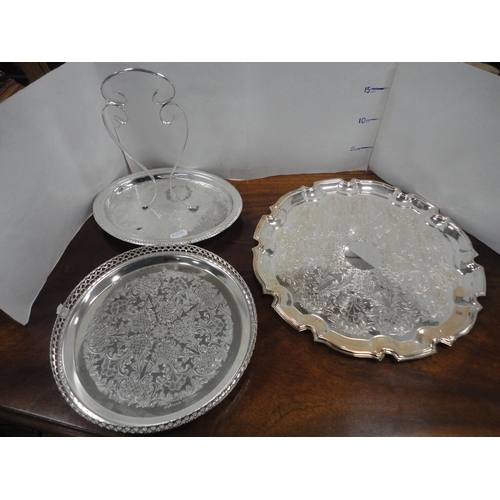 56 - Cut glass ship's decanter, EPNS tray, cased cutlery, tankard, condiments, coasters etc.