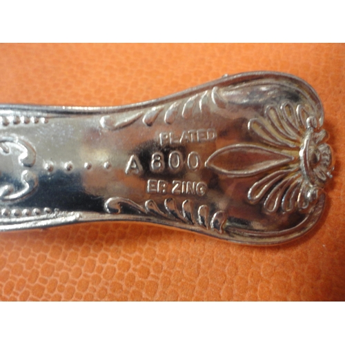 56 - Cut glass ship's decanter, EPNS tray, cased cutlery, tankard, condiments, coasters etc.