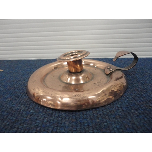 57 - Cased sets of EPNS cutlery, and copper wares to include bed warming pan, coal scuttle, ale measure e... 