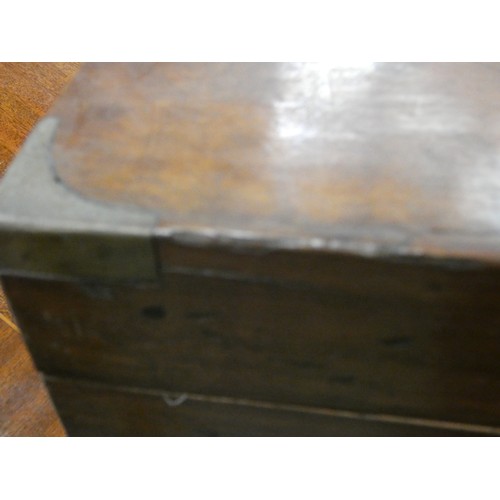 210 - Antique mahogany writing box.