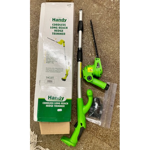 609 - Cordless long reach hedge trimmer