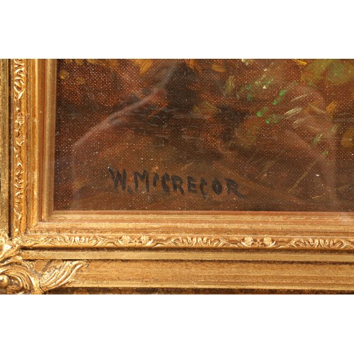 450 - R. McGregor (Scottish 20th Century)Gilt framed oil on canvas - signed'Bend on the River'47cm x 57cmP... 