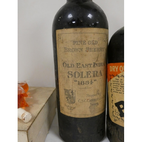 38 - OLD EAST INDIA SOLERA '1834' fine old brown sherry (shipped by C S C Campbell & Co of Jerez), no... 