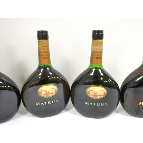 39 - Five bottles of MATEUS Vinho De Mesa rose 11% abv. 70cl. (5)