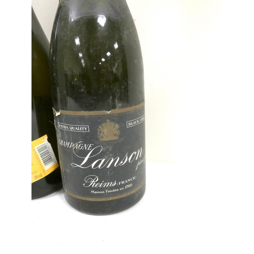 42 - LANSON Black Label Champagne no abv. or vol. stated, Prosecco 10% abv. 70cl, LAMBRUSCO Rose 5.5% abv... 