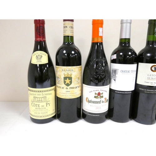 61 - Seven bottles of wine to include two bottles CHATEAU DES LUMIERES COTE DU PY 2006 Louis Jadot 13% ab... 