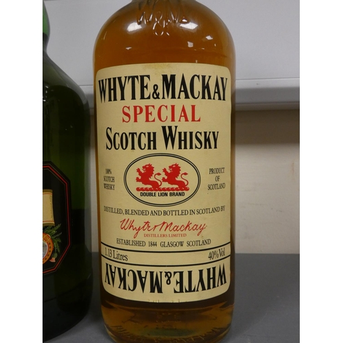 69 - Black Bottle Scotch whisky, 1.5 Litre, 40% vol, Upside down label, with Whyte & Mackay special S... 