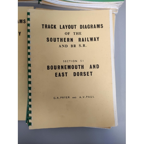 449 - Collection of Track Layout Diagrams relating to the Southern Railway, Great Western Railway, and Wes... 