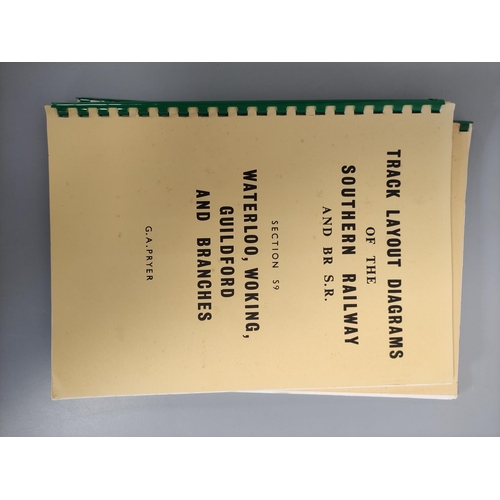 449 - Collection of Track Layout Diagrams relating to the Southern Railway, Great Western Railway, and Wes... 