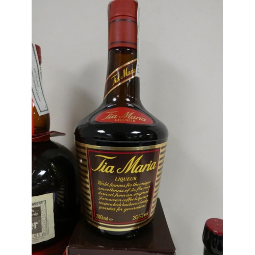 30 - Four bottles of liqueur to include MONIACK GOLDEN EAGLE brandy liqueur 25% abv. 75cl, DOM BENEDICTIN... 