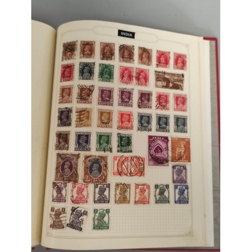 408 - Four stamp albums comprising of Commonwealth and World issues to include an imperforated two penny b... 