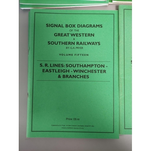 448 - Signal Box Diagrams relating to the Great Western & Southern Railways lines.