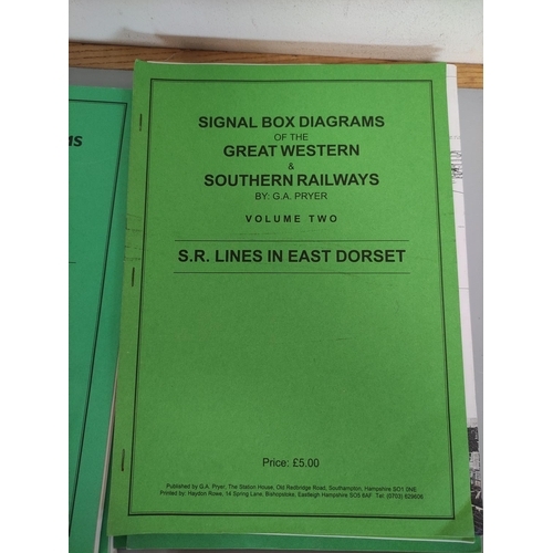 448 - Signal Box Diagrams relating to the Great Western & Southern Railways lines.